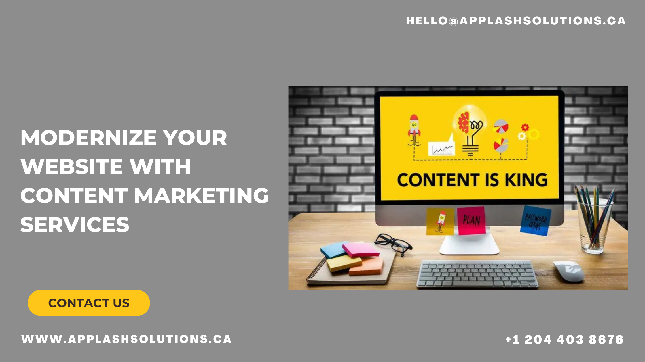 Modernize your Website with Content Marketing Services